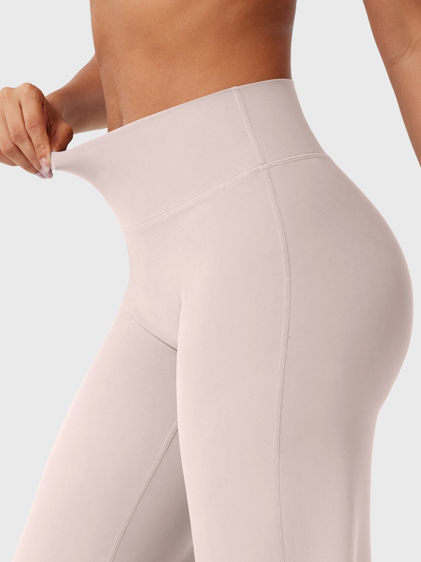 Yeoreo | The High-Waist Seamless-Front Straight-Leg Leggings