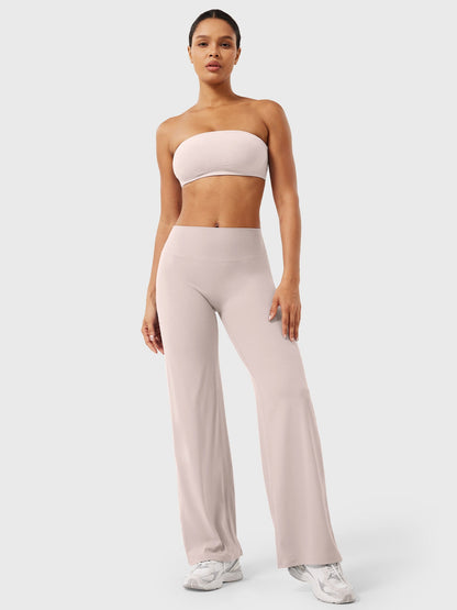 Yeoreo | The High-Waist Seamless-Front Straight-Leg Leggings