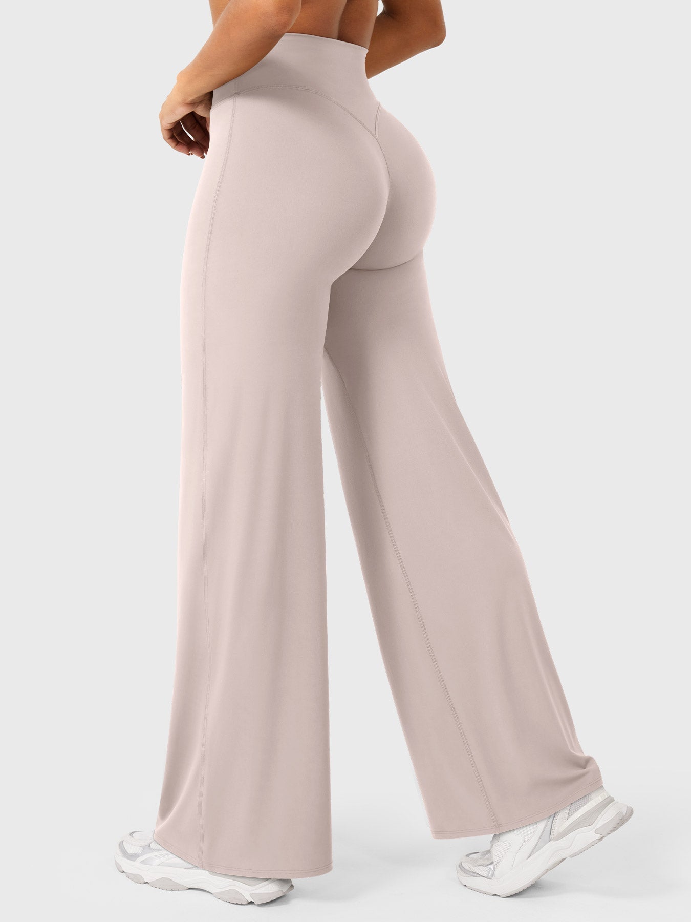 Yeoreo | The High-Waist Seamless-Front Straight-Leg Leggings