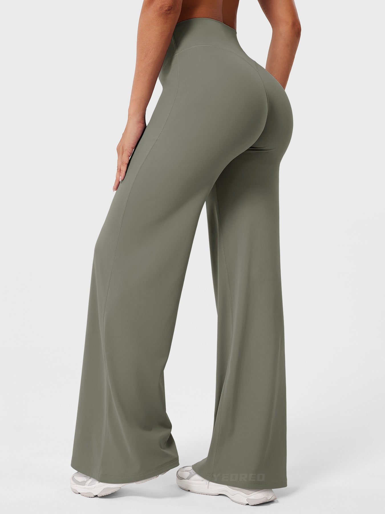 Yeoreo | The High-Waist Seamless-Front Straight-Leg Leggings