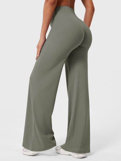 Yeoreo | The High-Waist Seamless-Front Straight-Leg Leggings