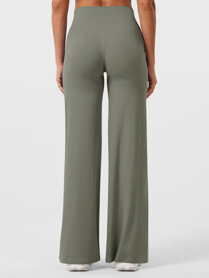 Yeoreo | The High-Waist Seamless-Front Straight-Leg Leggings