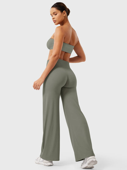 Yeoreo | The High-Waist Seamless-Front Straight-Leg Leggings