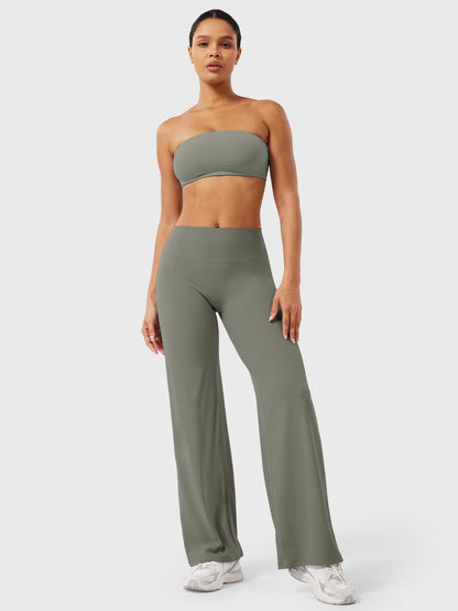 Yeoreo | The High-Waist Seamless-Front Straight-Leg Leggings