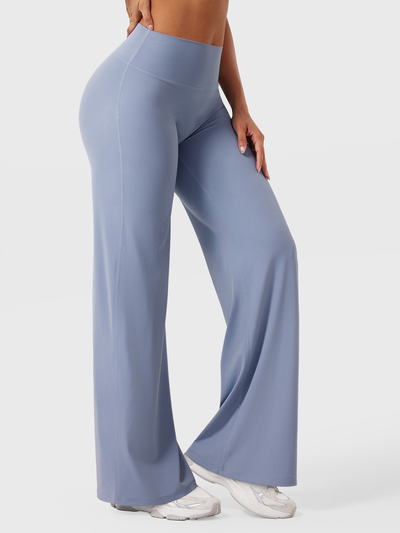 Yeoreo | The High-Waist Seamless-Front Straight-Leg Leggings