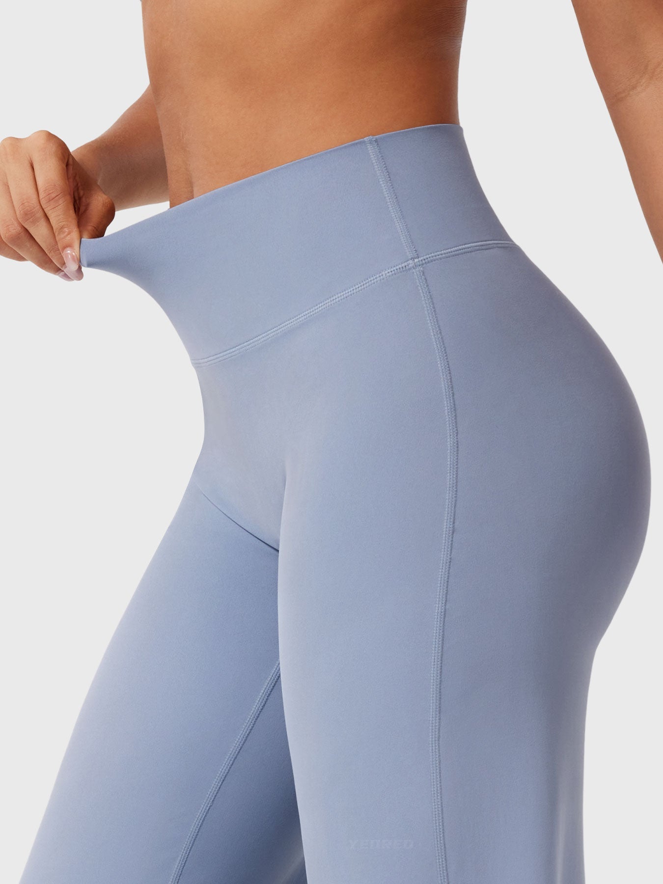 Yeoreo | The High-Waist Seamless-Front Straight-Leg Leggings