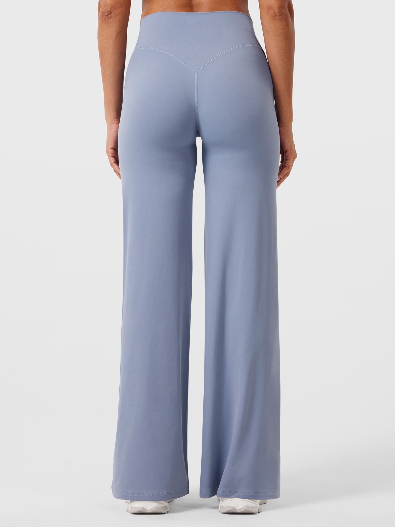 Yeoreo | The High-Waist Seamless-Front Straight-Leg Leggings