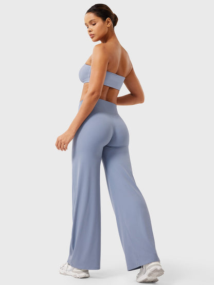 Yeoreo | The High-Waist Seamless-Front Straight-Leg Leggings