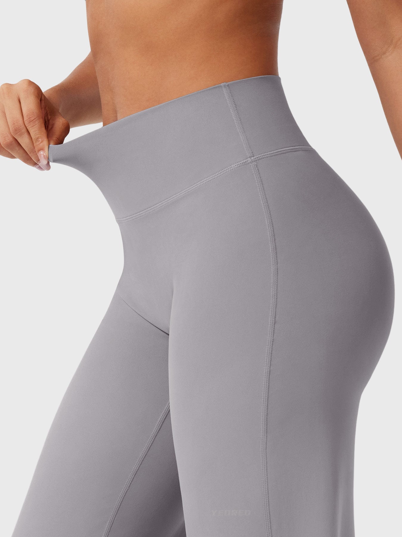 Yeoreo | The High-Waist Seamless-Front Straight-Leg Leggings