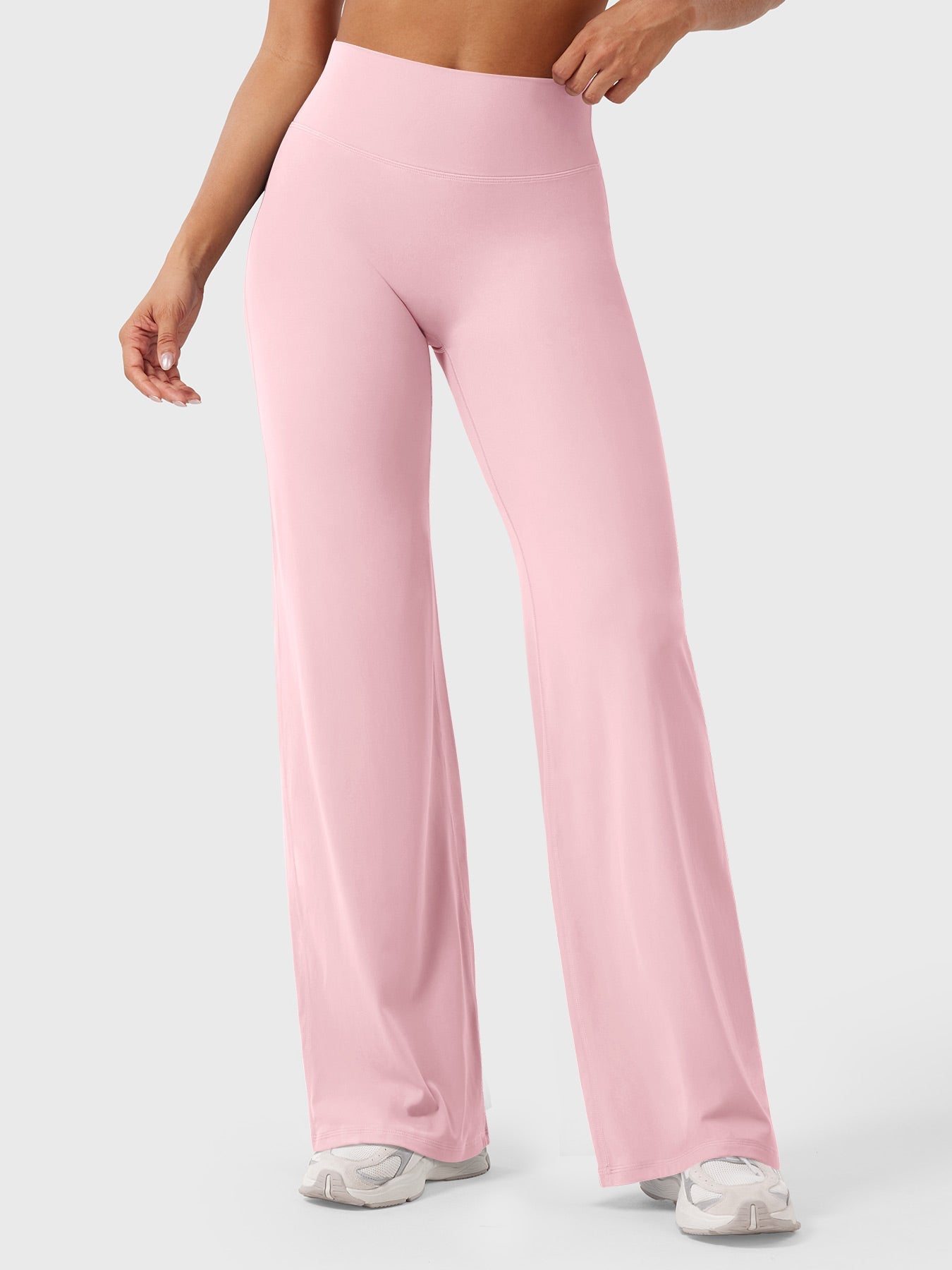 Yeoreo | The High-Waist Seamless-Front Straight-Leg Leggings