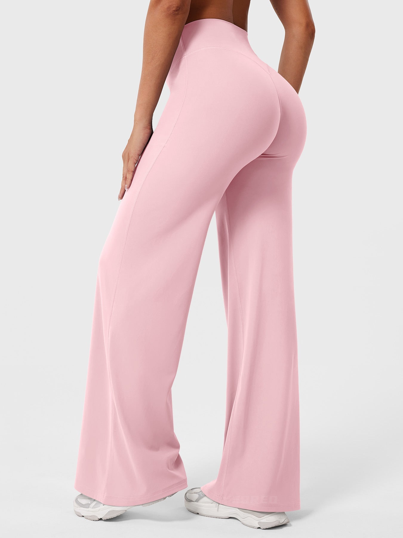Yeoreo | The High-Waist Seamless-Front Straight-Leg Leggings