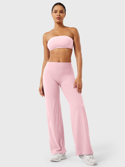 Yeoreo | The High-Waist Seamless-Front Straight-Leg Leggings