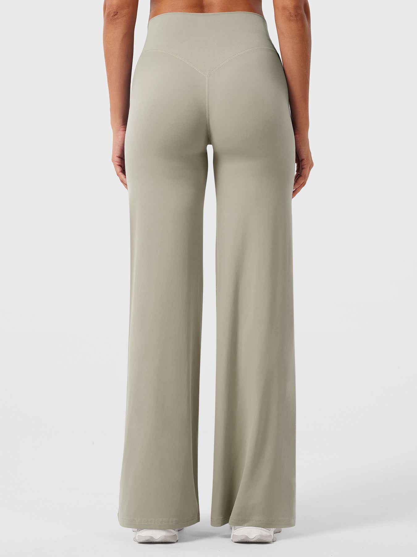 Yeoreo | The High-Waist Seamless-Front Straight-Leg Leggings