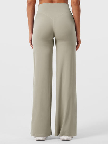 Yeoreo | The High-Waist Seamless-Front Straight-Leg Leggings