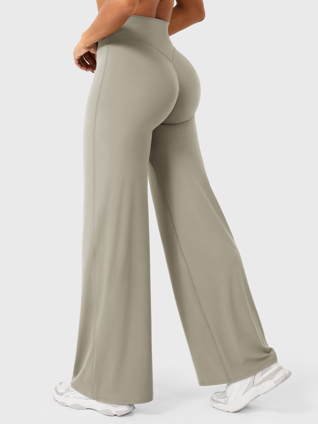 Yeoreo | The High-Waist Seamless-Front Straight-Leg Leggings