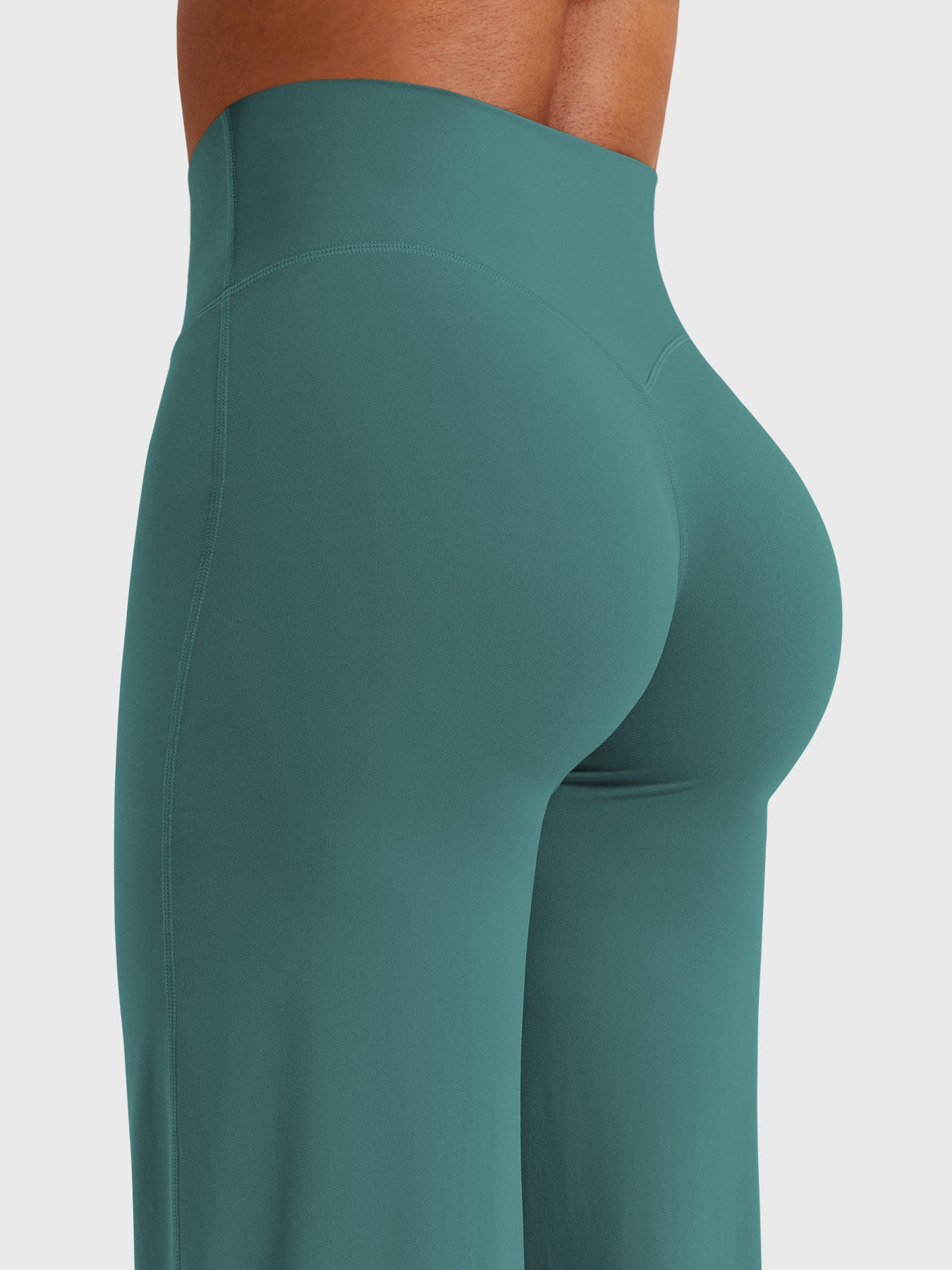 Yeoreo | The High-Waist Seamless-Front Straight-Leg Leggings