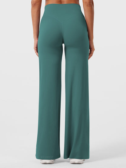 Yeoreo | The High-Waist Seamless-Front Straight-Leg Leggings