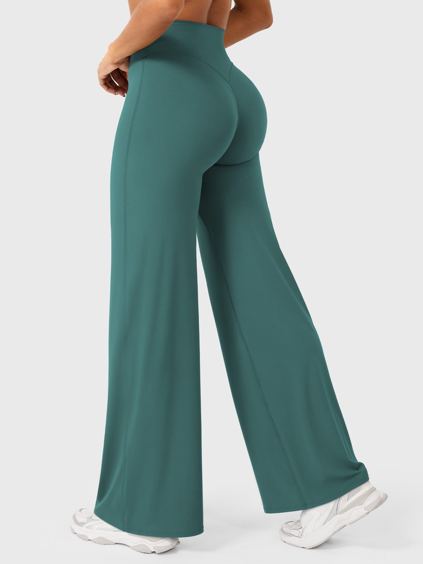 Yeoreo | The High-Waist Seamless-Front Straight-Leg Leggings