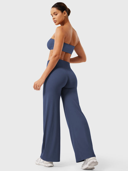 Yeoreo | The High-Waist Seamless-Front Straight-Leg Leggings
