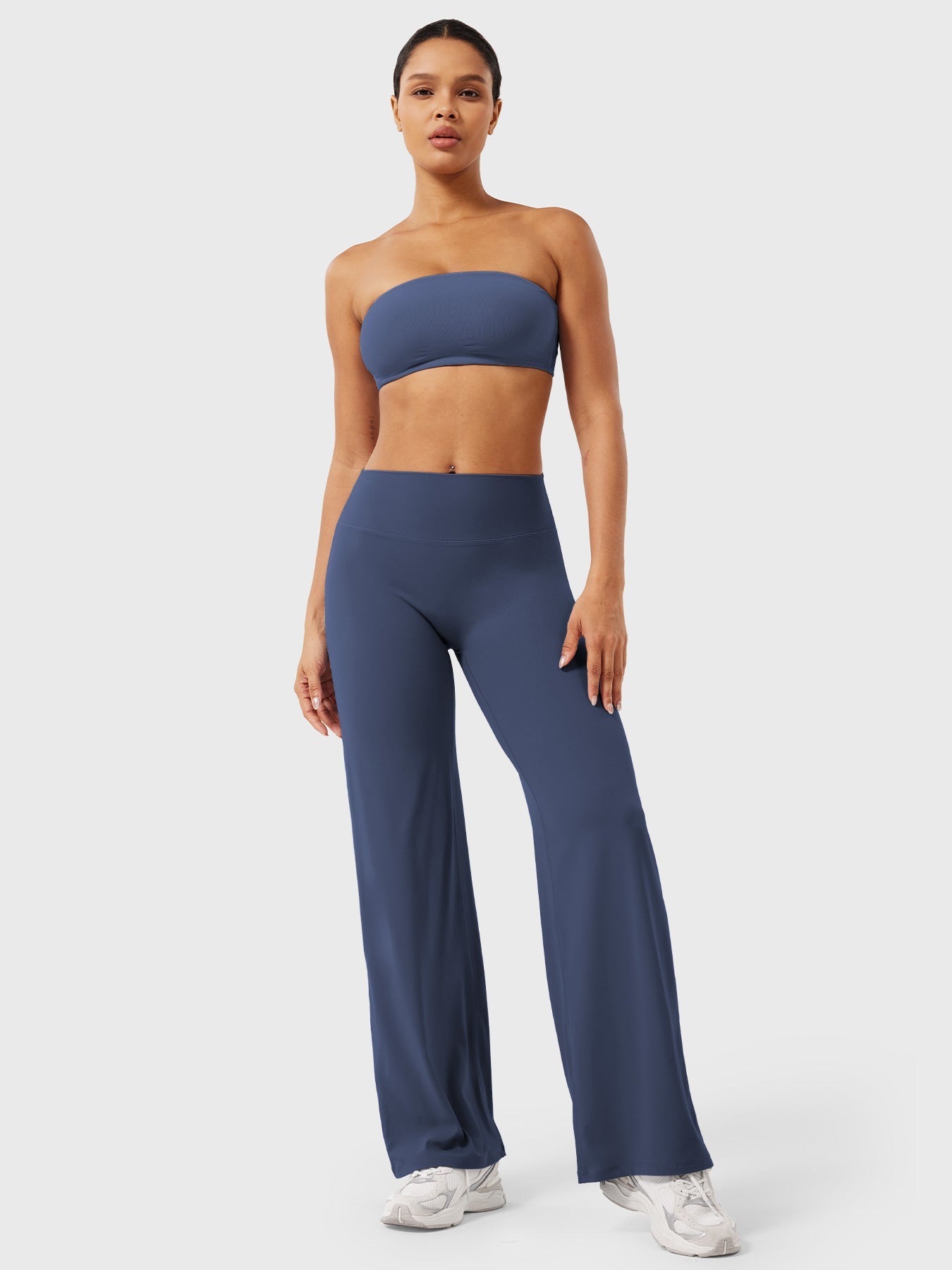 Yeoreo | The High-Waist Seamless-Front Straight-Leg Leggings