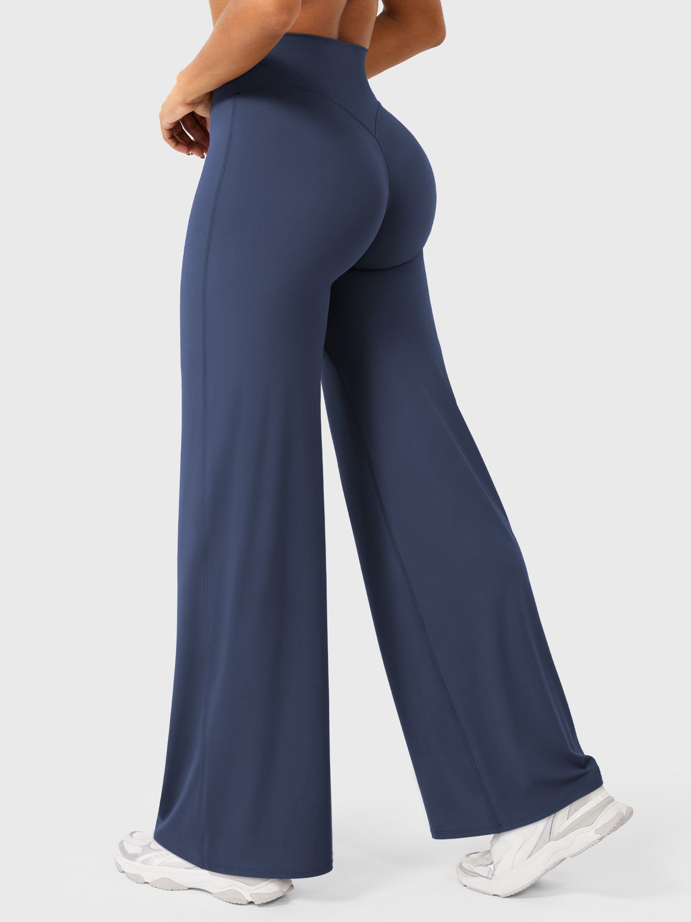 Yeoreo | The High-Waist Seamless-Front Straight-Leg Leggings