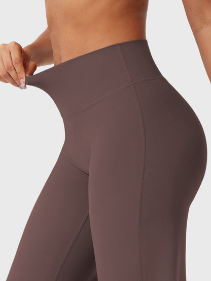 Yeoreo | The High-Waist Seamless-Front Straight-Leg Leggings