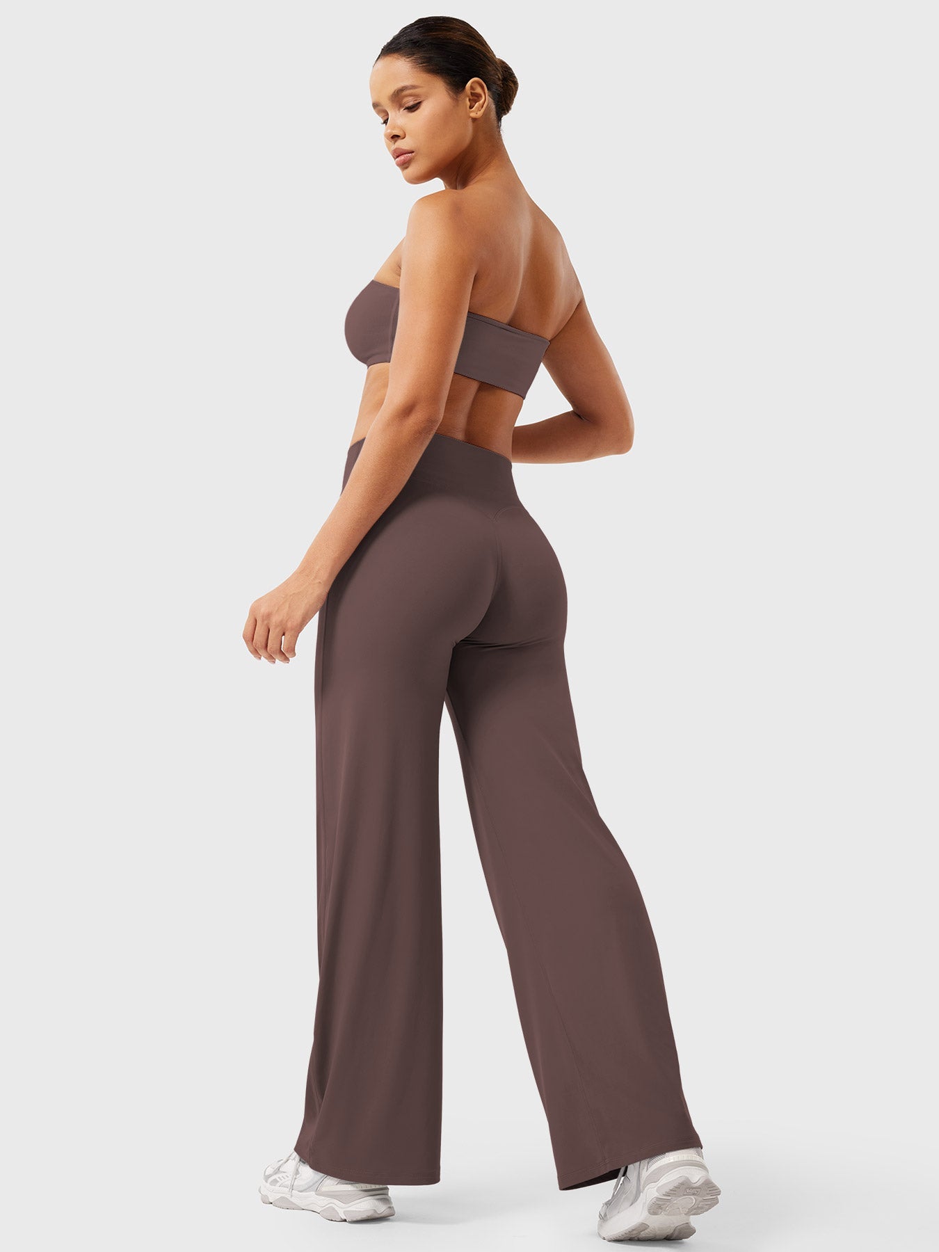 Yeoreo | The High-Waist Seamless-Front Straight-Leg Leggings