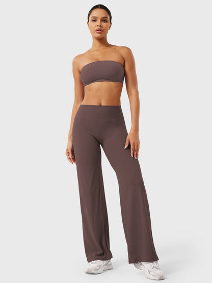 Yeoreo | The High-Waist Seamless-Front Straight-Leg Leggings