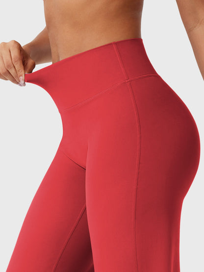 Yeoreo | The High-Waist Seamless-Front Straight-Leg Leggings