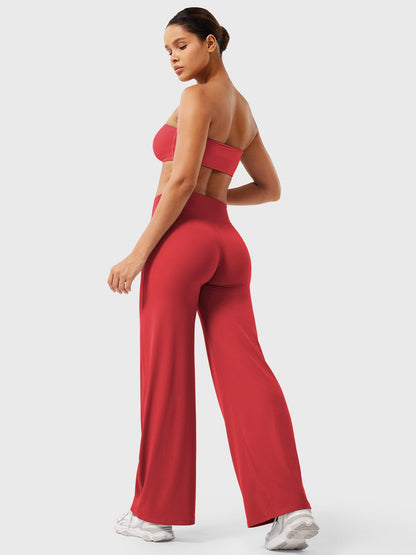 Yeoreo | The High-Waist Seamless-Front Straight-Leg Leggings