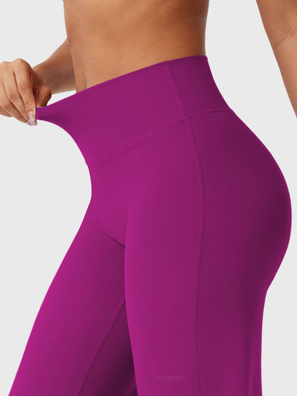 Yeoreo | The High-Waist Seamless-Front Straight-Leg Leggings