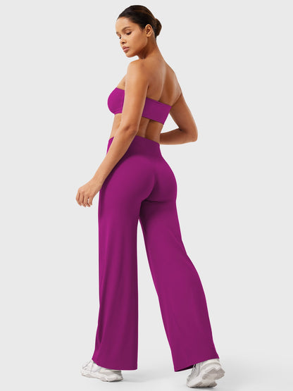 Yeoreo | The High-Waist Seamless-Front Straight-Leg Leggings