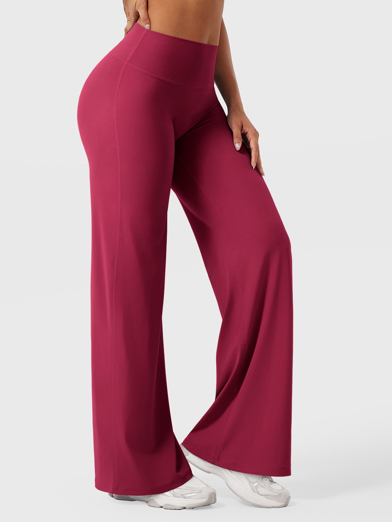 Yeoreo | The High-Waist Seamless-Front Straight-Leg Leggings
