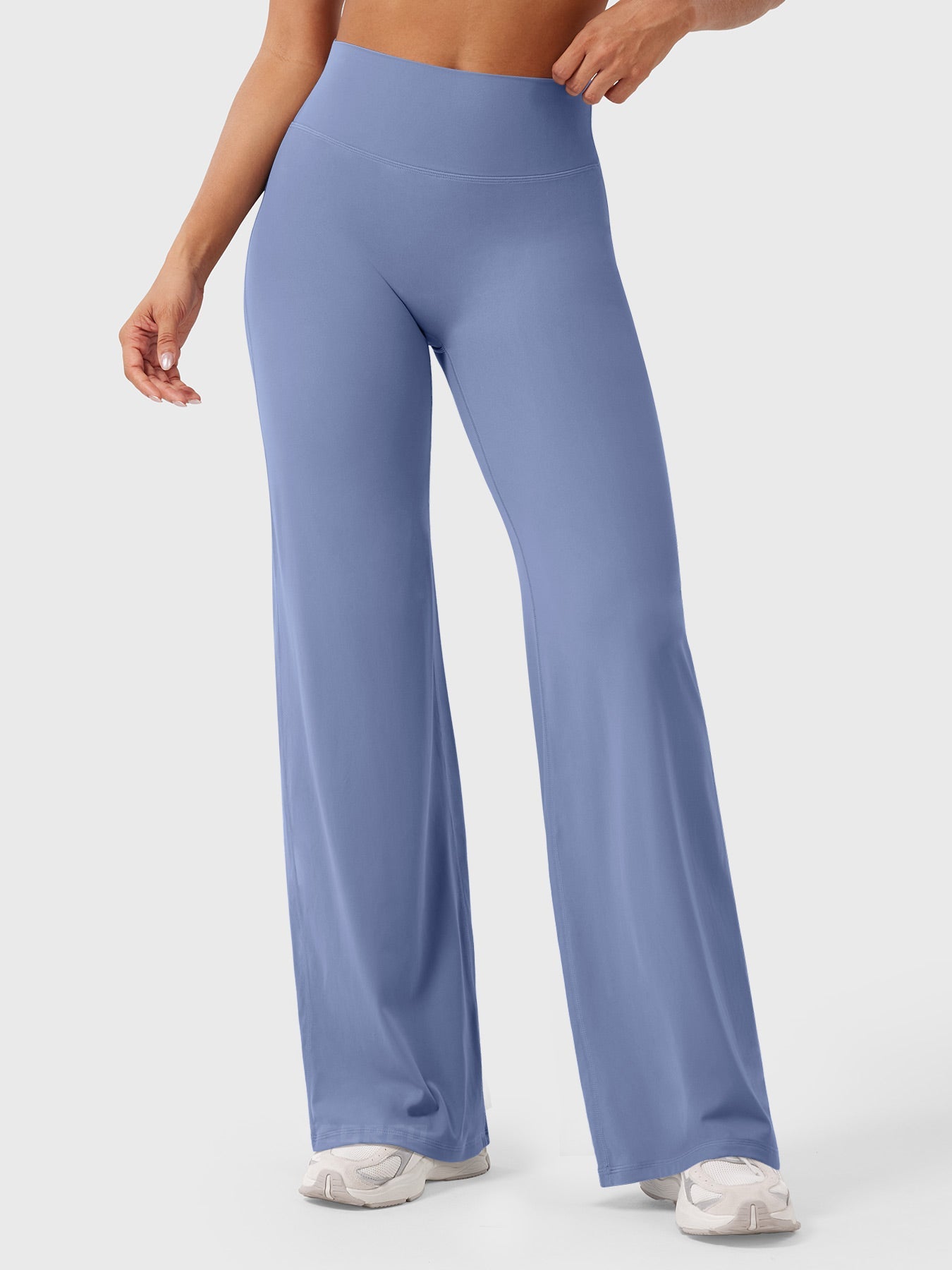 Yeoreo | The High-Waist Seamless-Front Straight-Leg Leggings