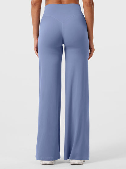 Yeoreo | The High-Waist Seamless-Front Straight-Leg Leggings