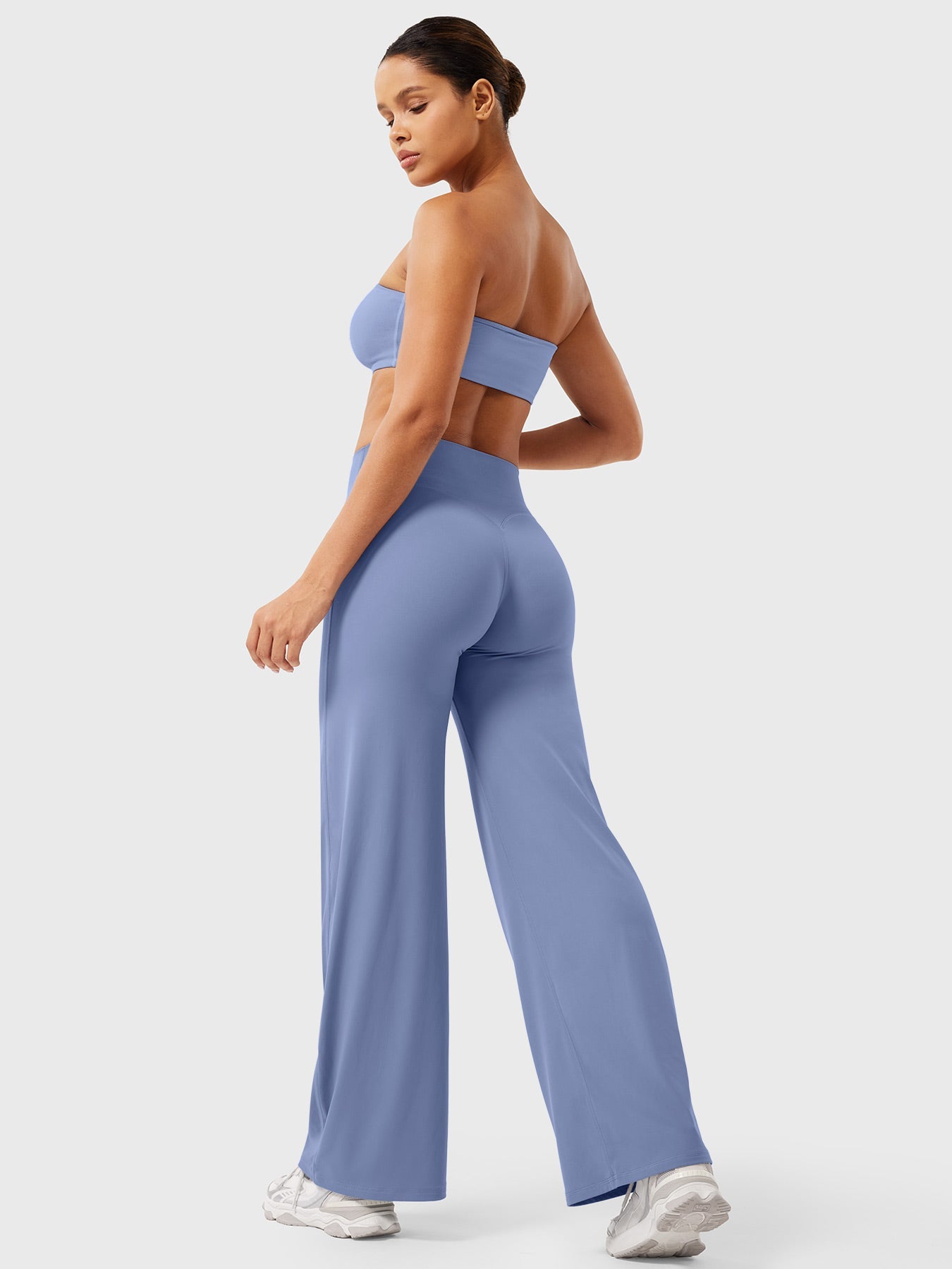 Yeoreo | The High-Waist Seamless-Front Straight-Leg Leggings