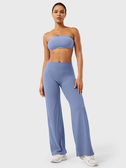Yeoreo | The High-Waist Seamless-Front Straight-Leg Leggings