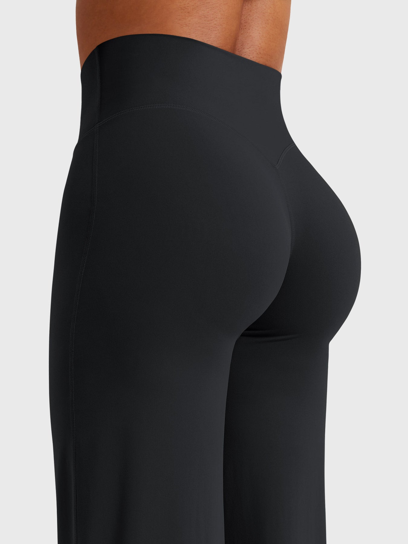 Yeoreo | The High-Waist Seamless-Front Straight-Leg Leggings