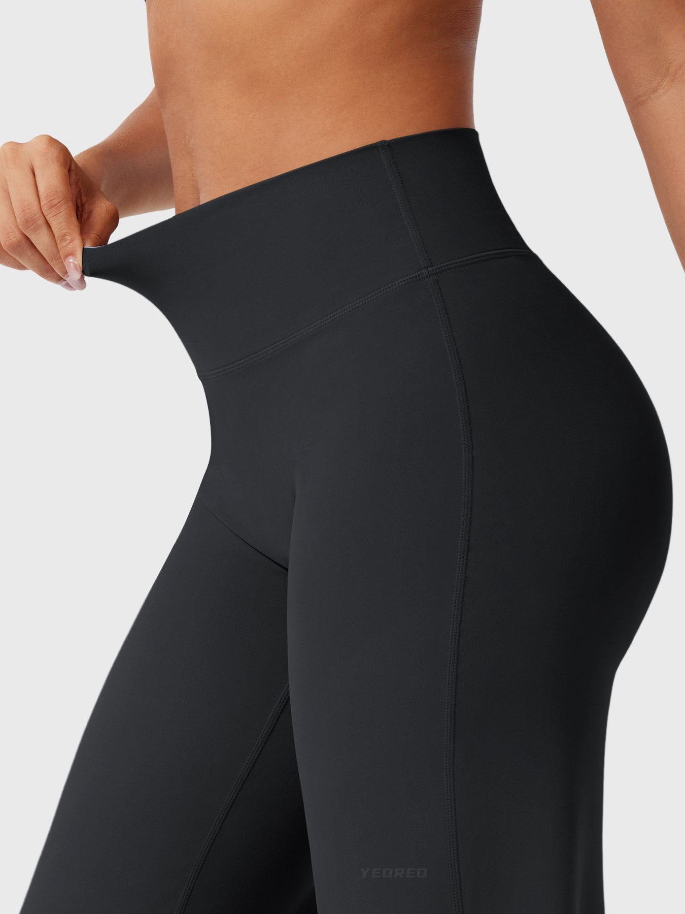 Yeoreo | The High-Waist Seamless-Front Straight-Leg Leggings