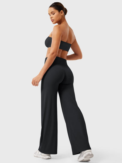 Yeoreo | The High-Waist Seamless-Front Straight-Leg Leggings