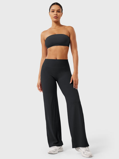 Yeoreo | The High-Waist Seamless-Front Straight-Leg Leggings